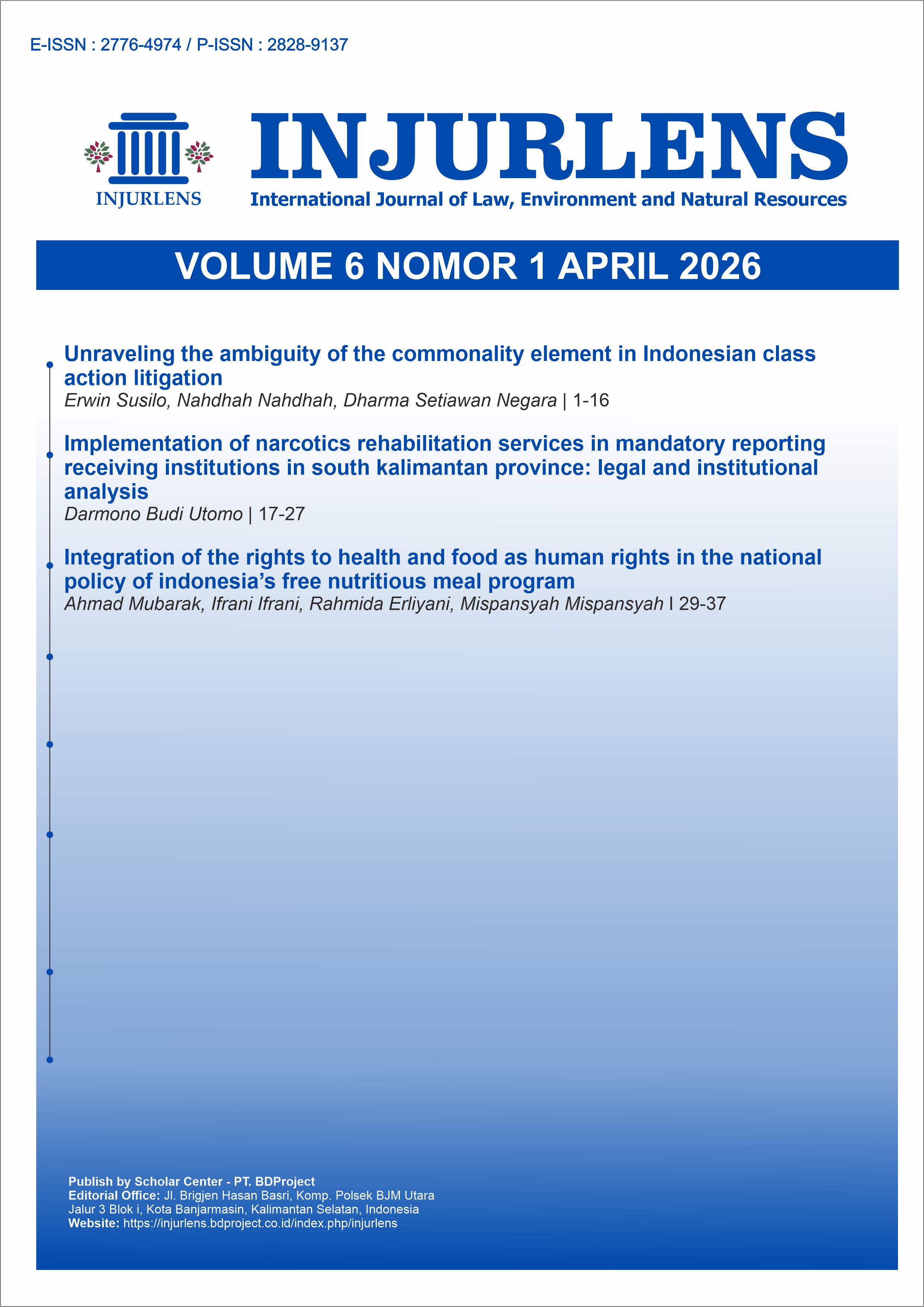 					View Vol. 6 No. 1 (2026): April Issue
				