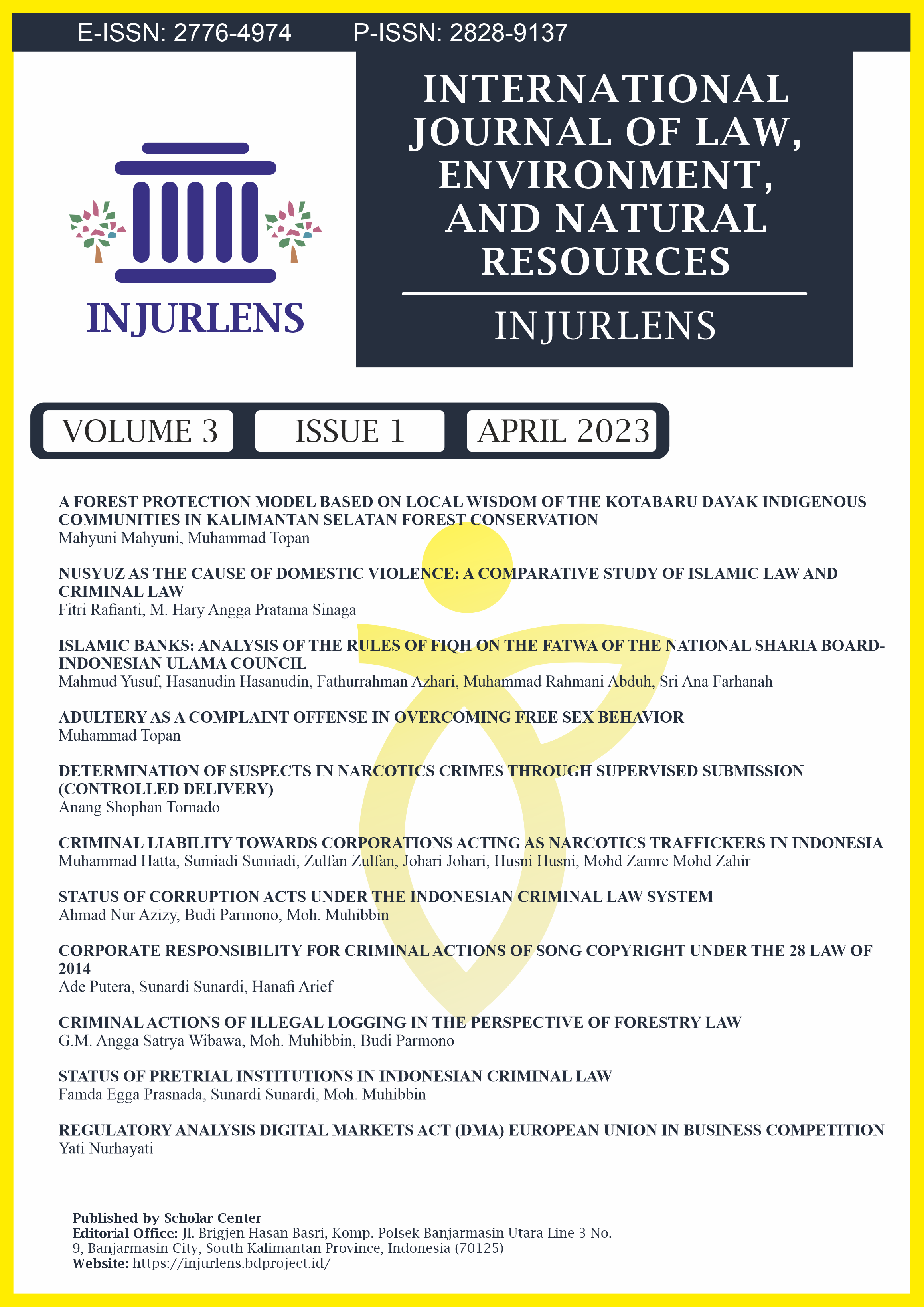 					View Vol. 3 No. 1 (2023): April Issue
				